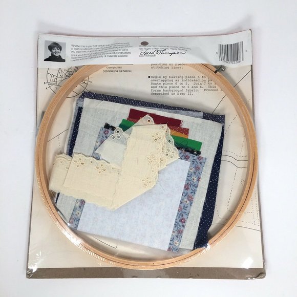 Calicos Vtg 1982 Applique Winter Scene 10 inch Framing Hoop Kit No 2206 NIP - Picture 7 of 8